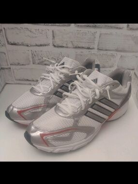 Adidas Adiprene Trail Running Shoes Mens 14 PYV702001 White Grey Blue Orange EUC